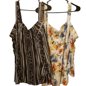 Two Lane Bryant Off the Shoulder 3/4 Sleeve Tops